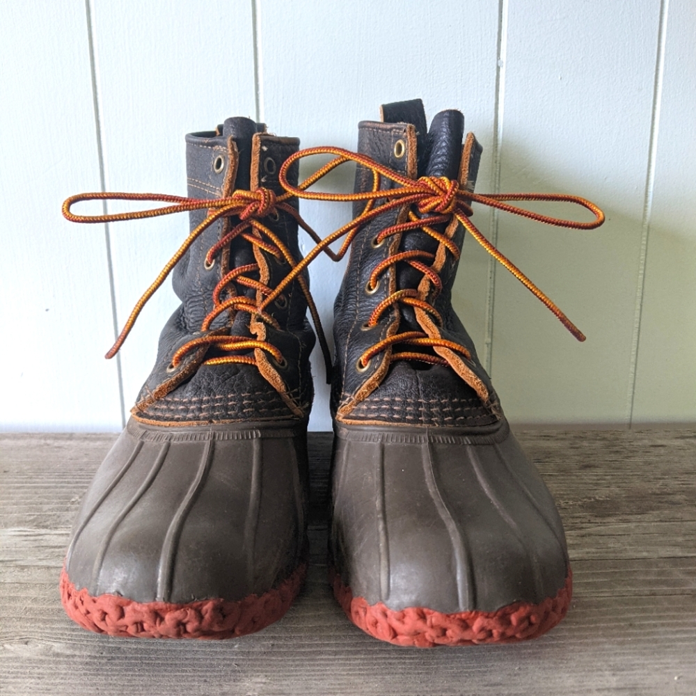 L.L. Bean Buffalo Leather Duck Boots